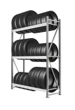 Стеллаж для автошин и дисков 2000х1200х400 3 яруса