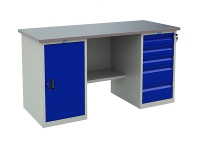 Слесарный металлический верстак Profi (603) WT160 WD-1/WD-5 000